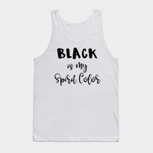 Black is My Spirit Color Tank Top